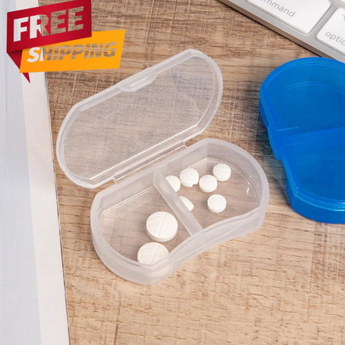 Mini clear pill organizer - clear,