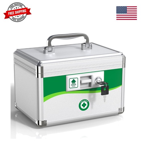 Medicine lock box with - with, keys