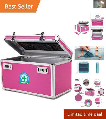 Lockable medicine organizer - lockable,