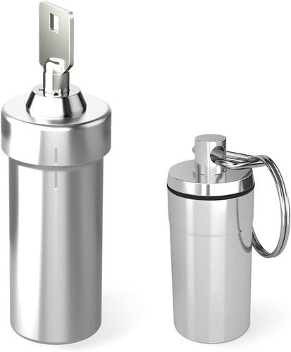 Lockable pill fob - lockable,