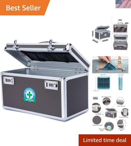 Lockable medication box with - lockable,
