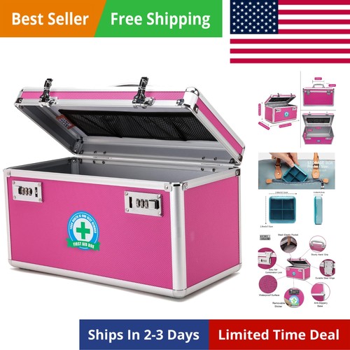 Lockable medication box with - medication,