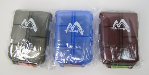 Pill organizer case portable - case,