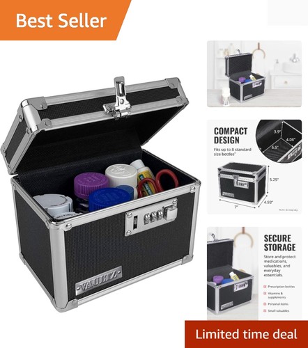 Small locking medicine box - locking,