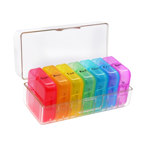 Day pill organizer - pill, box