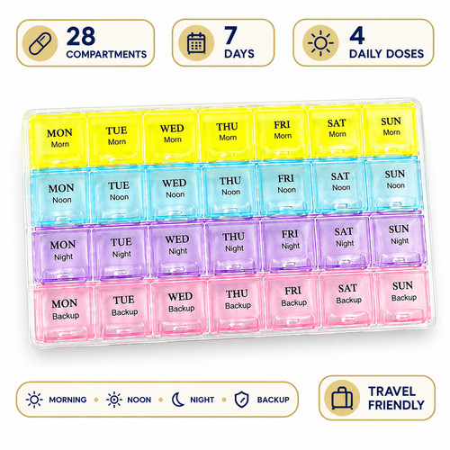 Pills box slot days - pills, 28