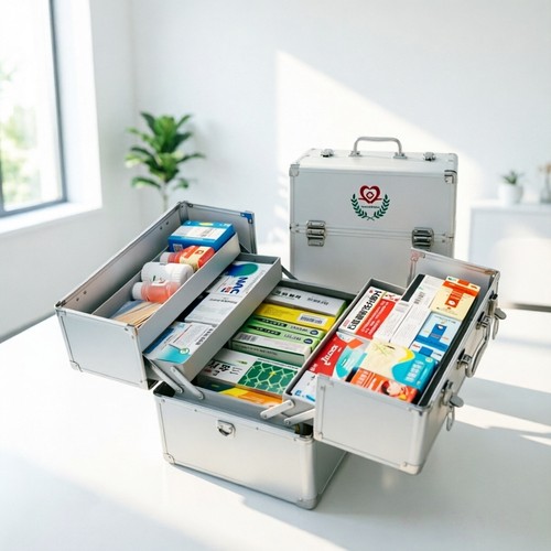 First aid box lockable - aid,