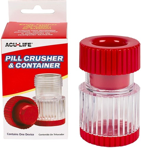 Acu life pill crusher and - pill,